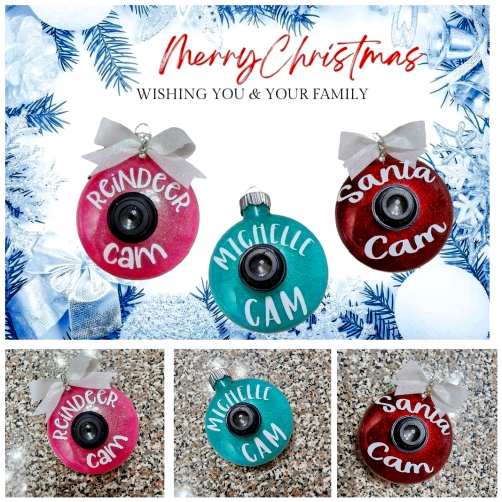 Glitter Santa Cams